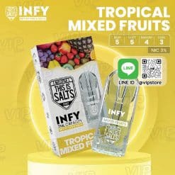 หัวinfy Pod กลิ่น ผลไม้รวม Tropical Mixed Fruits จัดเต็มความผลไม้